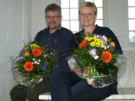 Wurden für ihr soziales Engagement geehrt: Nico Pirkstin und Susanne Polep